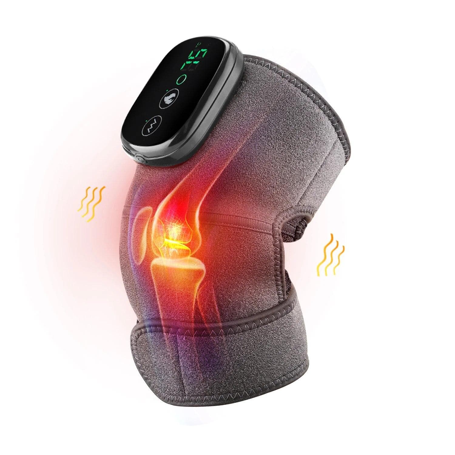 Electric Heating Therapy Knee Massager for Pain Rechargeable Vibration Heating Pads Shoulder Arthritis Physiotherapy Massager UNITED KINGDOM
