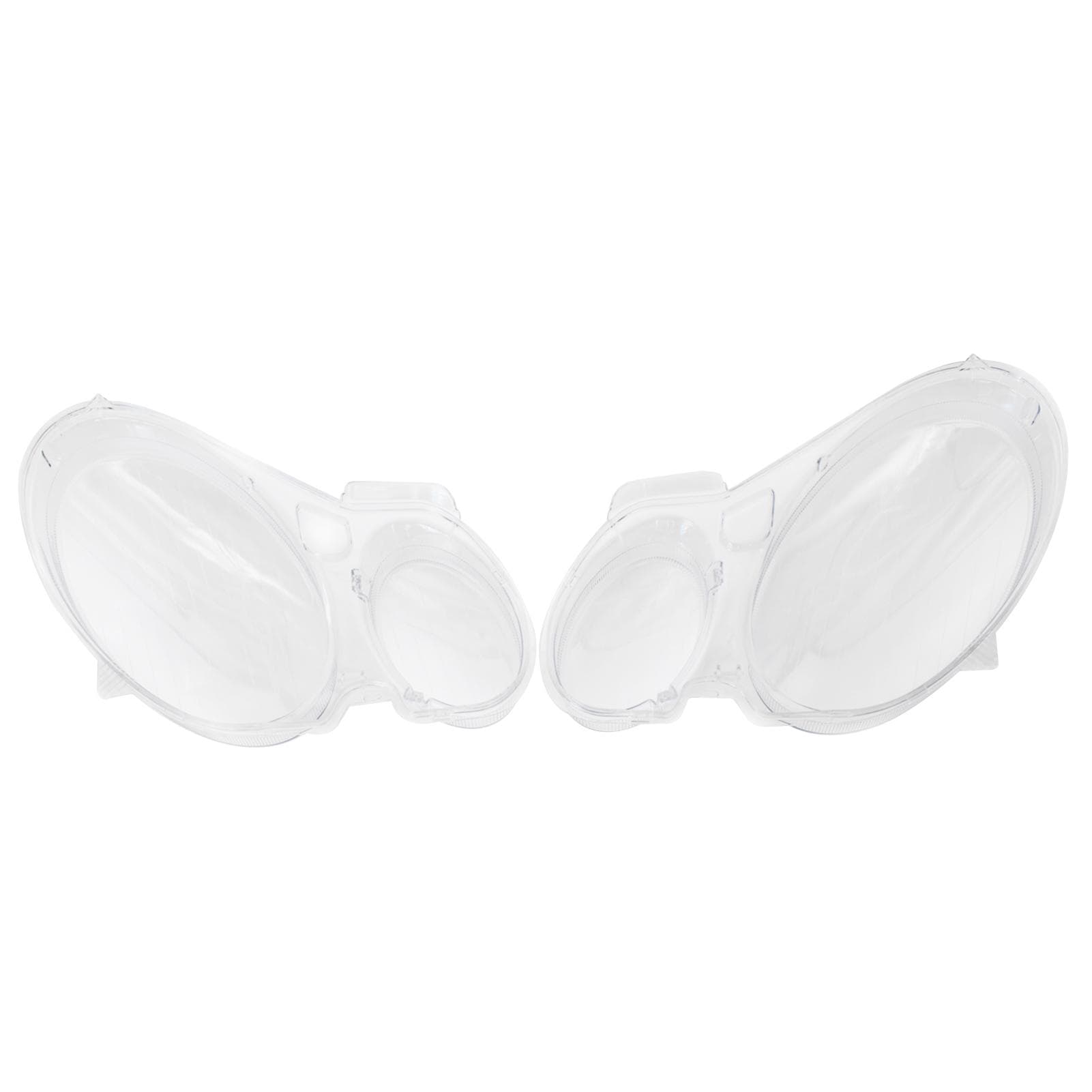 1Pair Headlight Lens, Headlight Cover L&R Headlamp Clear Lens Cover Replacement for Mercedes-Benz E transparent
