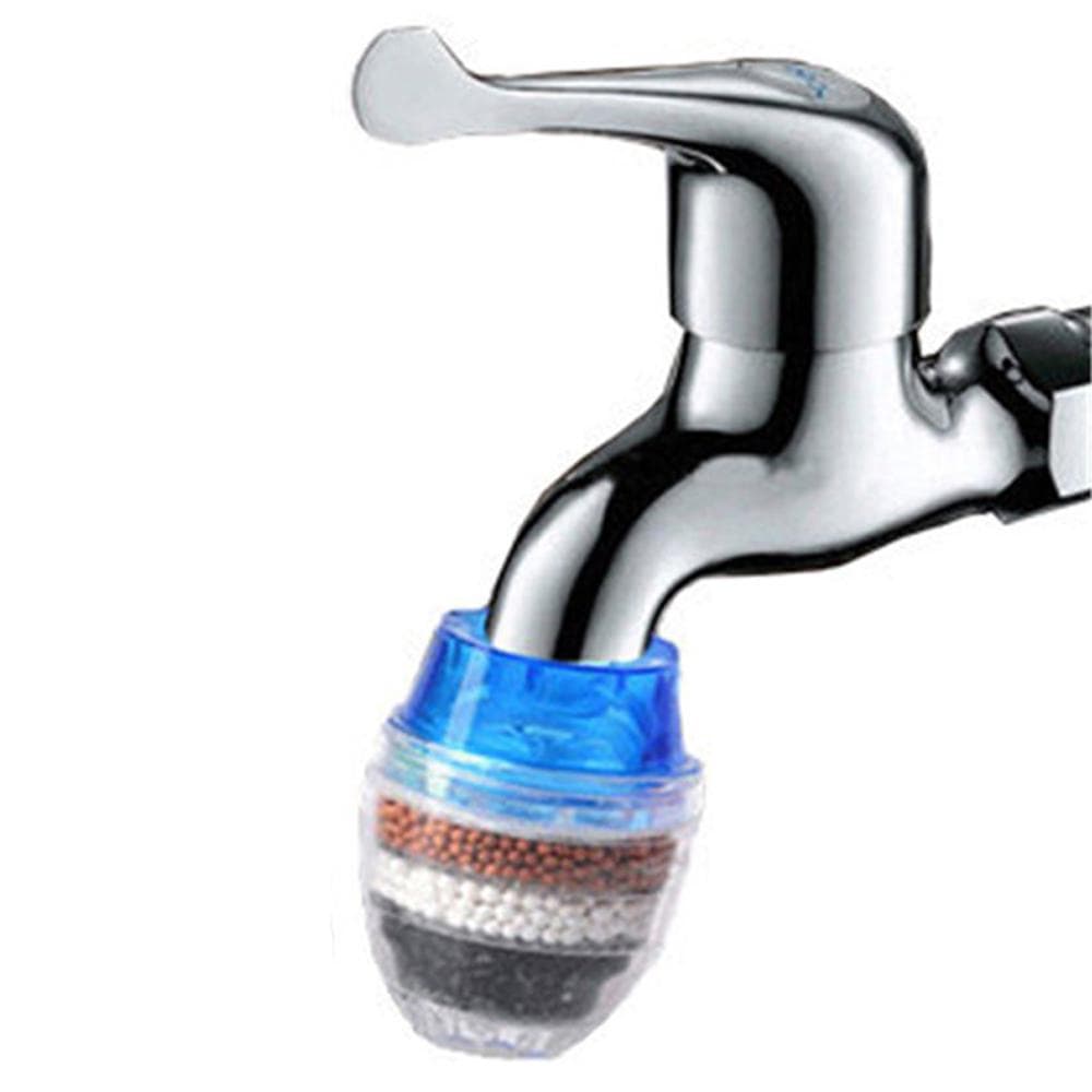 Faucet Water Filter Purifier Kitchen Tap Filtration Activated Carbon Removes Chlorine Fluoride Random