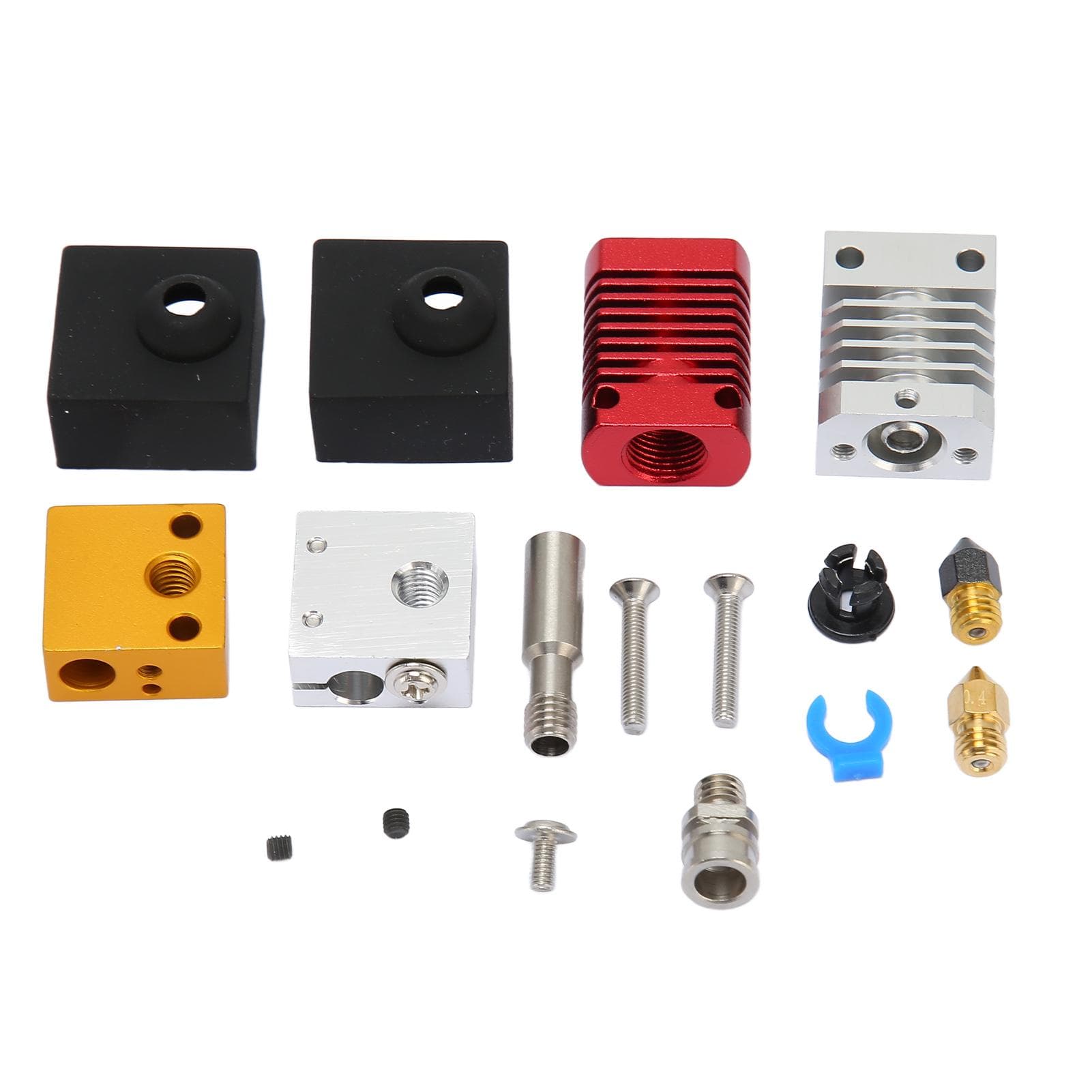 3D Printer Extruder Hotend Kit Assembled Mk8 Nozzle Metal Hot End Kit for Ender 3 Ender 3 V2 Ender