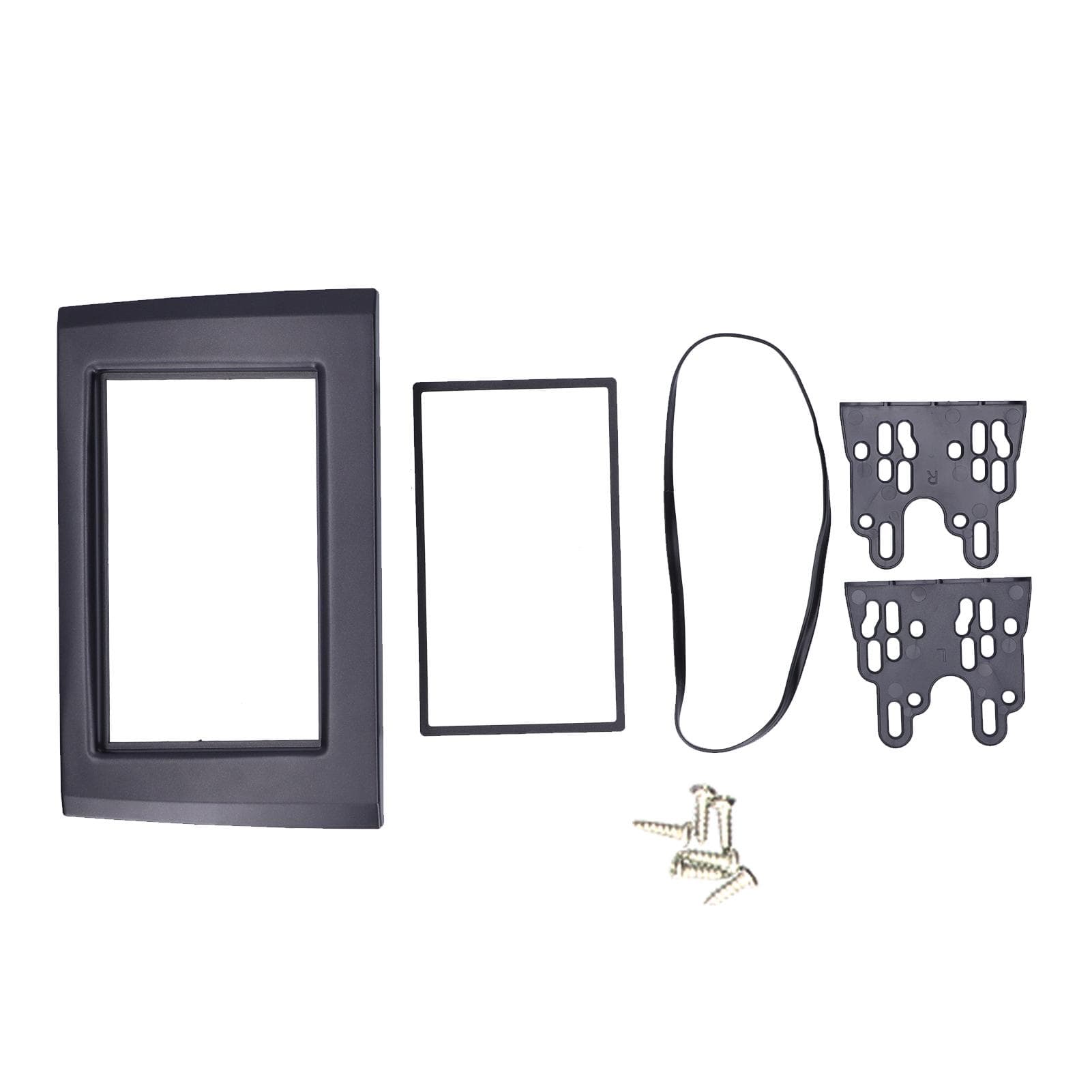 2Din Center Control DVD Fascia Stereo Radio Navigation Panel Frame Fit for XC90 20022015