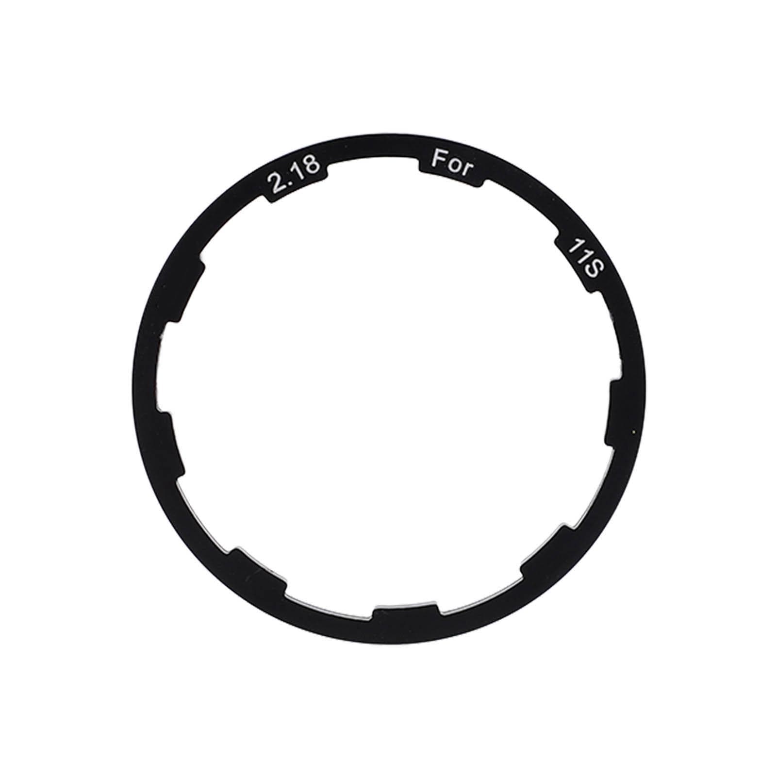 2.18mm Bicycle Grooved Flywheel Hub Spacer Bottom Bracket Axle Washer for MTB Road Bike 11 Speed