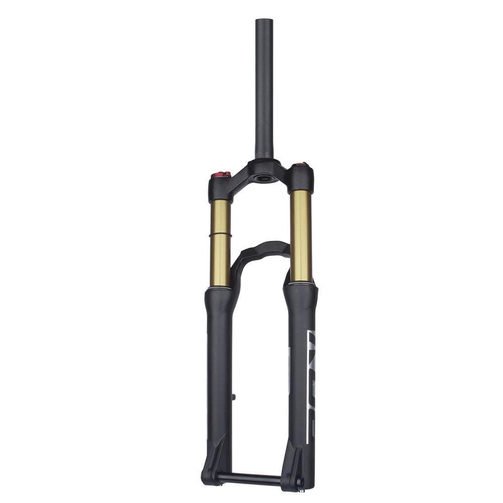 Bicycle Forks High-Performance Bike Suspension Forks - Aluminum Alloy Quick Release/Barrel Axle 24 Inch Shoulder Control Barrel Axle