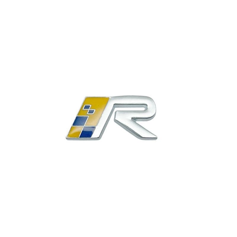 Car 3D Metal R Swedish Flag/R Design/Prancing Moose/AWD Emblem Badge Sticker For S60 S80 S90 XC60 XC90 V40 V50 V60 Decor black