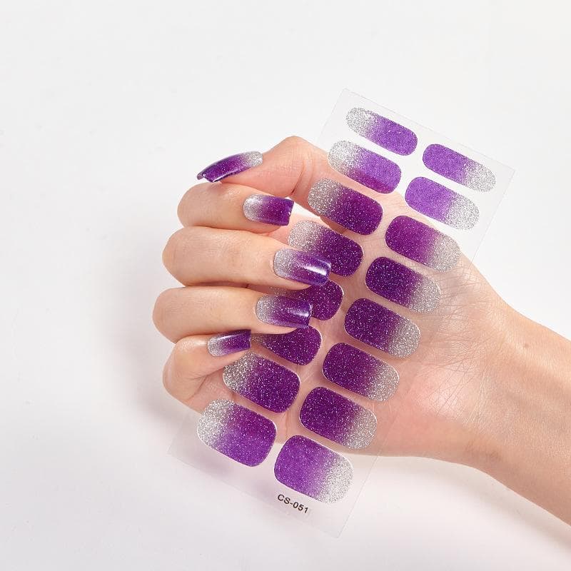 2025 New No Glue Gel Nail Stickers Waterproof Matte Press On Nails for Women