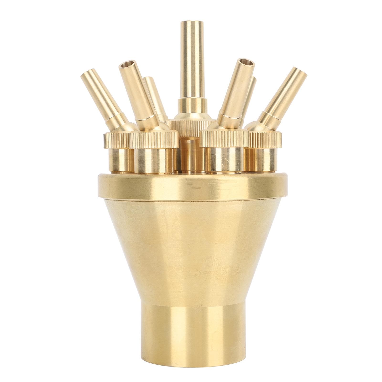 Copper Water Fountain Nozzle Direct Spraying Universal Adjust Pool Sprinkler Head for Garden G2