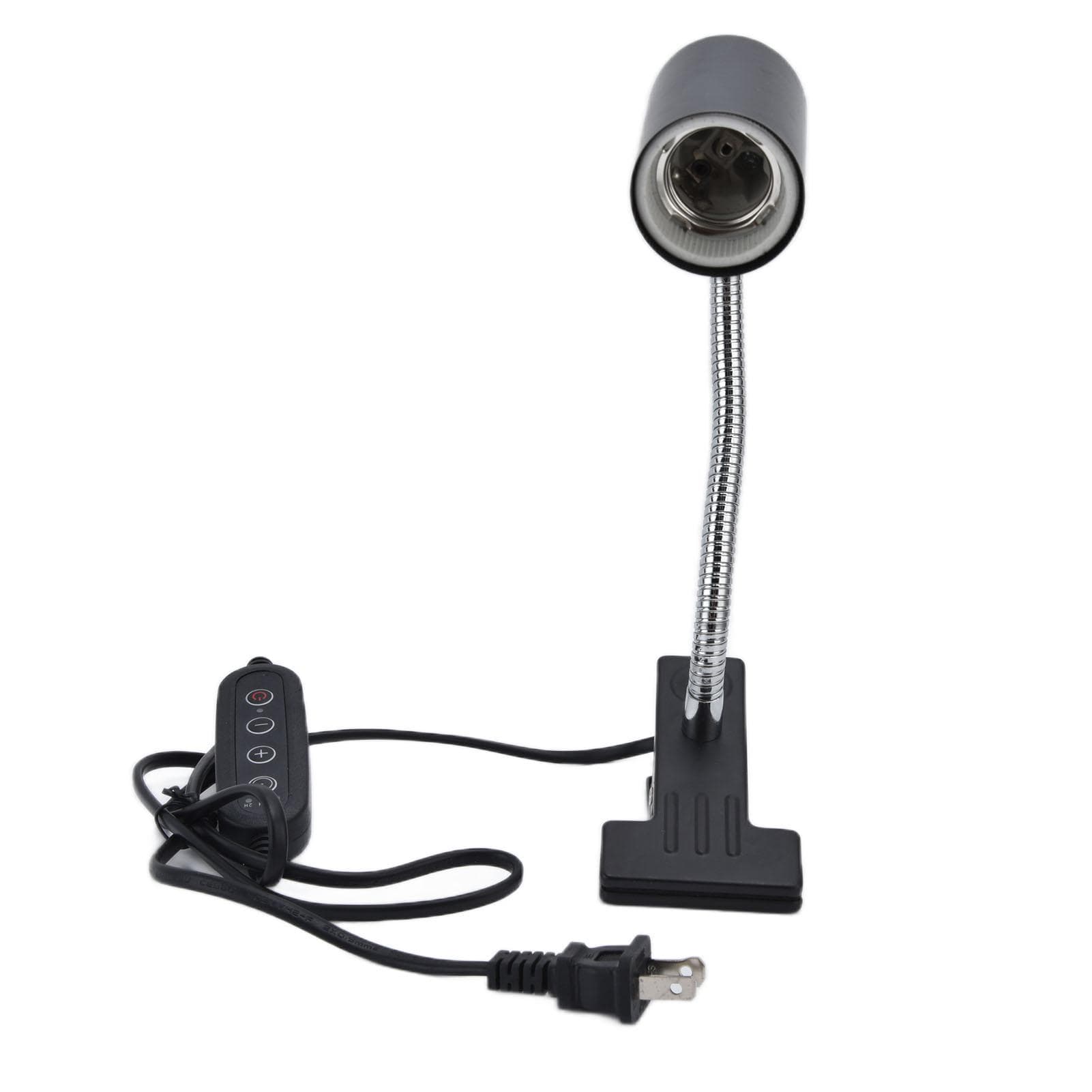 Reptile Lamp Stand Timeable CupType Professional Tortoise Heat Lamp Fixture with Iron Clamp