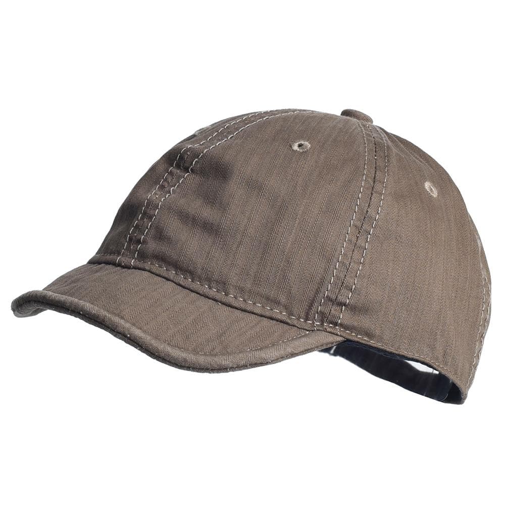 Vintage Short Brim Cotton Baseball Cap Men Women Dad Hat Adjustable Trucker Style Low Profile Caps Adjustable 56-59 cm brown
