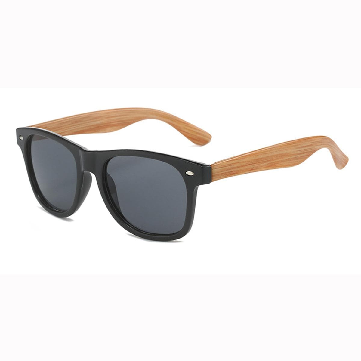 Spot Classic Retro Sunglasses for Men Women Wood Feet Imitation Nail Sunglasses Vintage Style