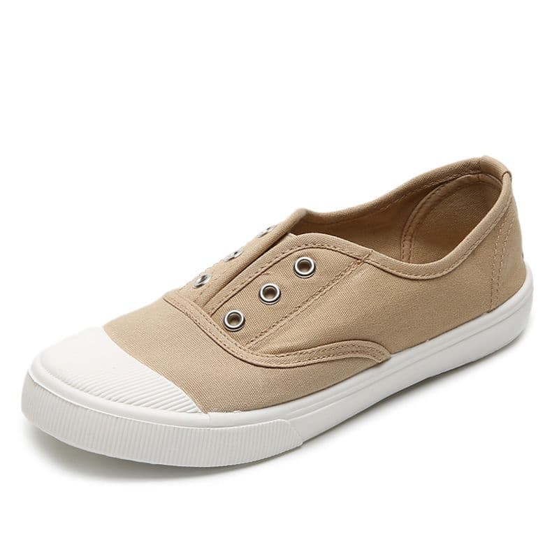 Canvas Shoes Unisex Canvas Shoes Soft and Comfortable Breathable Shoes Fashionable Casual Cloth Shoes 40 khaki