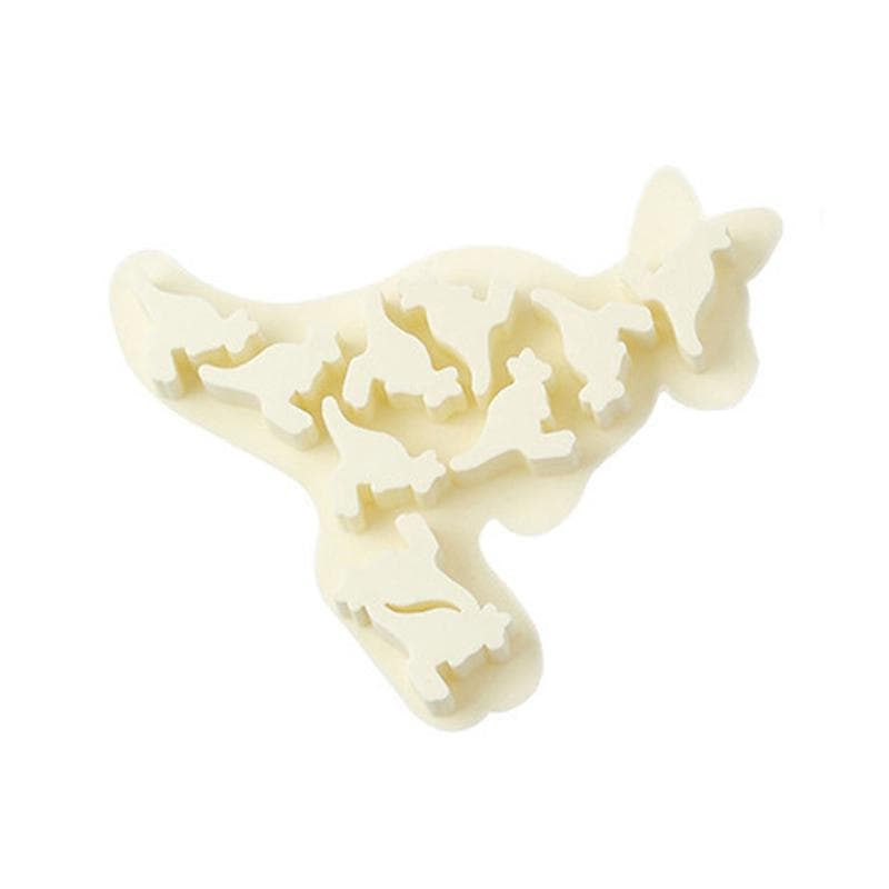 10 Even small kangaroo modeling silicone mold maltose chocolate mold ice cube mold beige