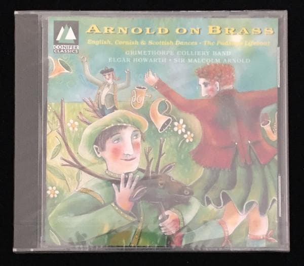CD ARNOLD / GRIMEPORCOLLIERY BAND - Arnold on Brass 74321168482 Conifer Classic 1993 Europe Military Used
