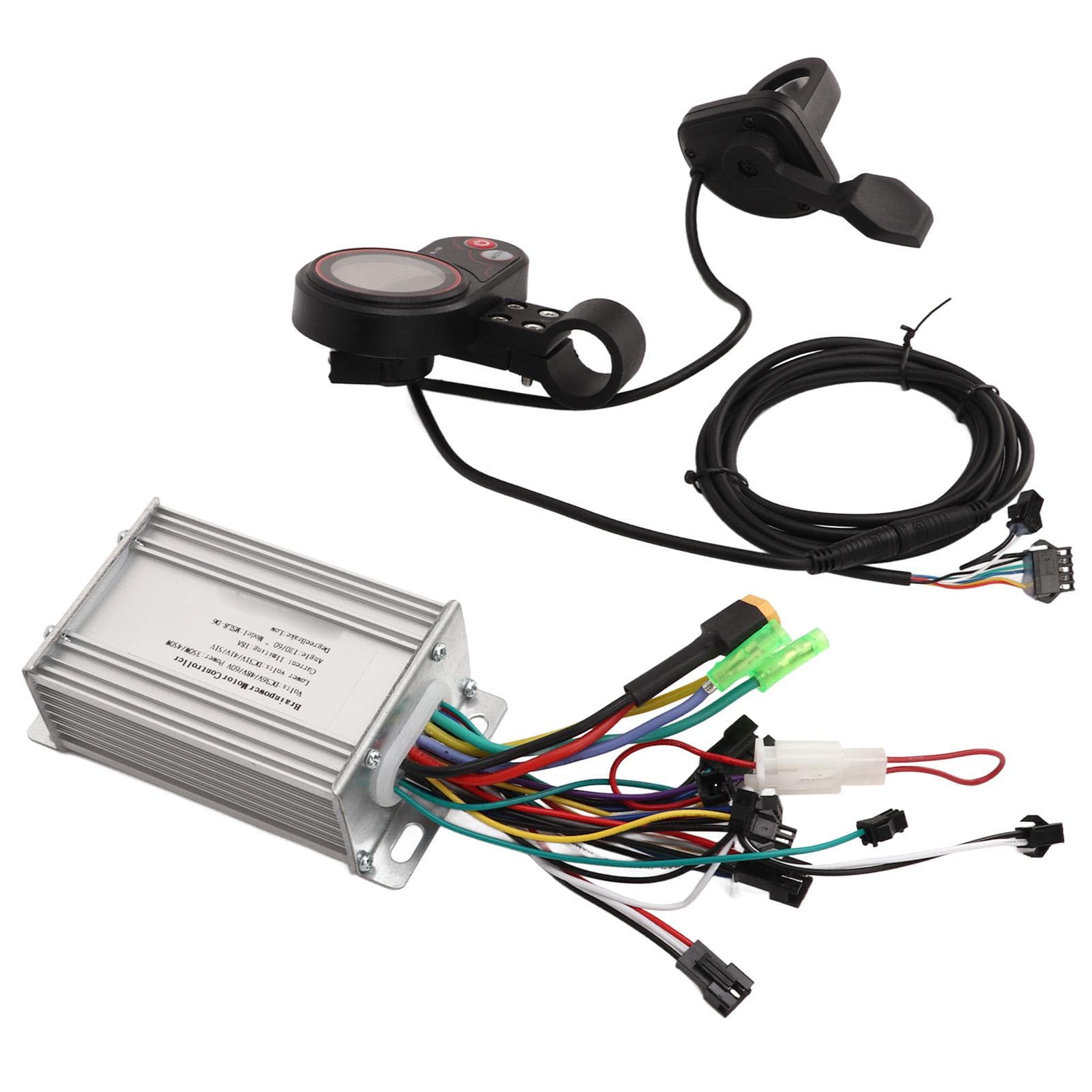 36V 48V 60V 350W 450W 18A Electric Bike Brushless Motor Controller SL100 B1 LCD Panel with Thumb