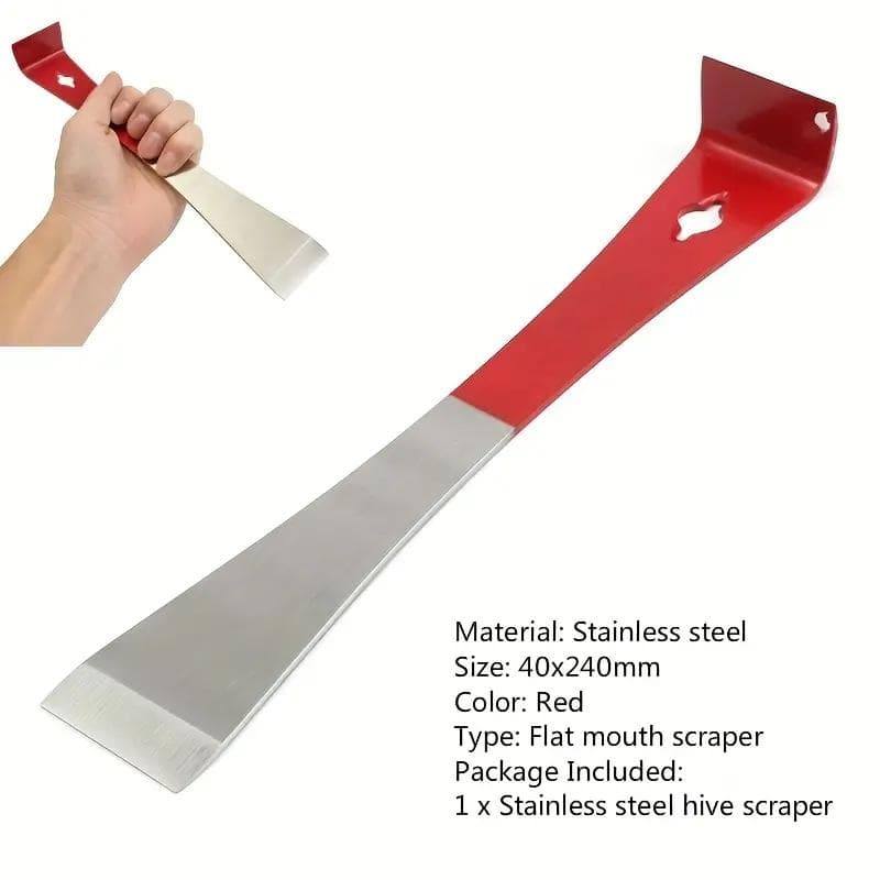 1pc Beekeepers Extracting Scraper Beekeeping Stainless Steel HookHive Tool Beekeeping Equipment 24cm