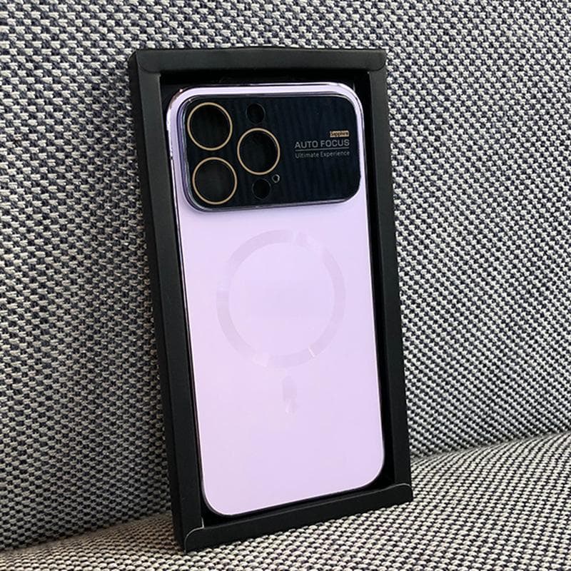 Applicable To IPhone14 Mobile Phone Case AG Matte Magnetic Suction Apple 13Promax Magnetic Suction Tape Large Window 15 Simple Apple 15promax