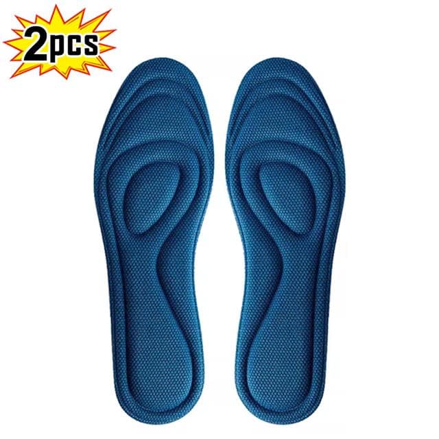 4/2Pcs Memory Foam Orthopedic Insoles for Shoes Antibacterial Deodorization Sweat Absorption Insert Sport Shoes Running Pads 39-40