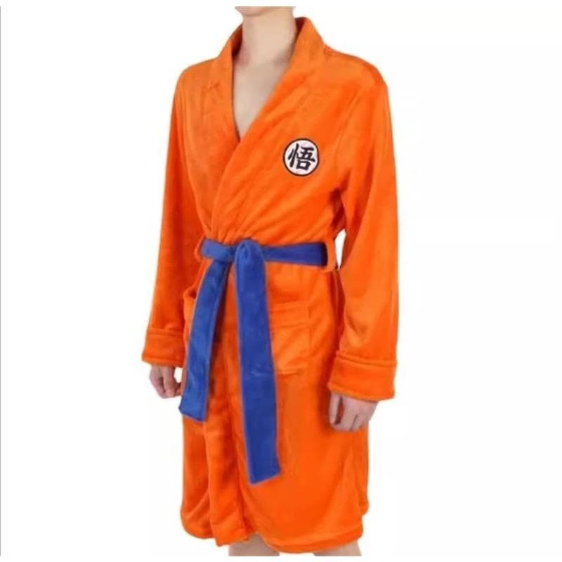 Anime Dragon Son Goku Kakarot Cosplay Costume Jumpsuit Pajamas Winter Flannel Adult Men Women Clothing L