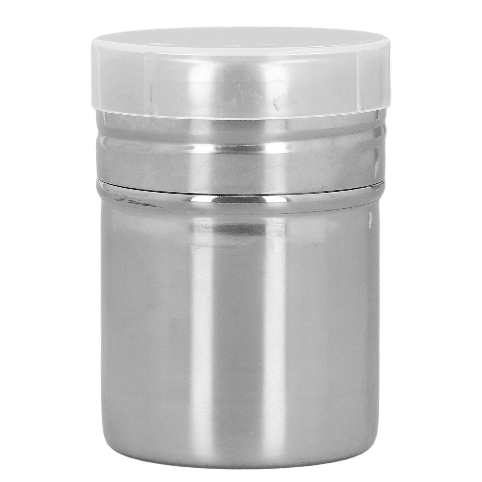 Coffee Powder Sieve Shaker Stainless Steel Cocoa Shaker Moistureproof Powder Sifter Cylinder with