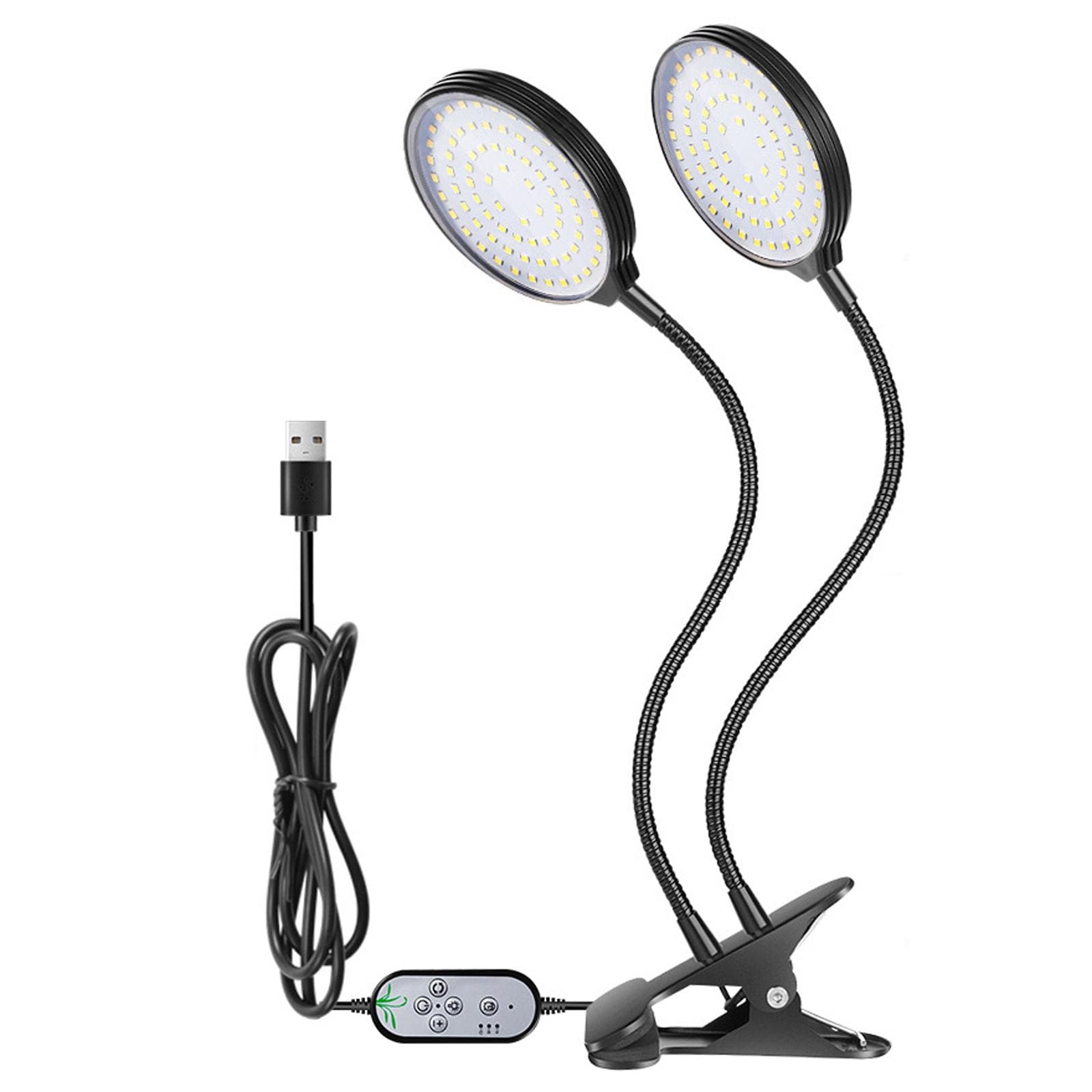 30W LED Plant Grow Light Full Spectrum Plant Growth Light Indoor Greenhouse Growth Lamp Succulent black