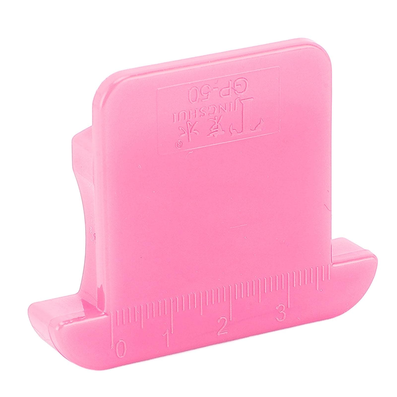 Sewing Magnetic Seam Guide Multifunctional Portable Plastic Seam Guide with Scale for Home Dark pink