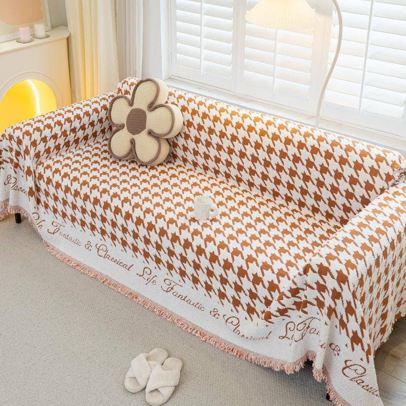 Nordic Style Autumn and Winter Sofa Towel Plush Plover Sofa Towel Four-season Anti-cat Scratch Sofa Cover Sofa Blanket 180*130cm