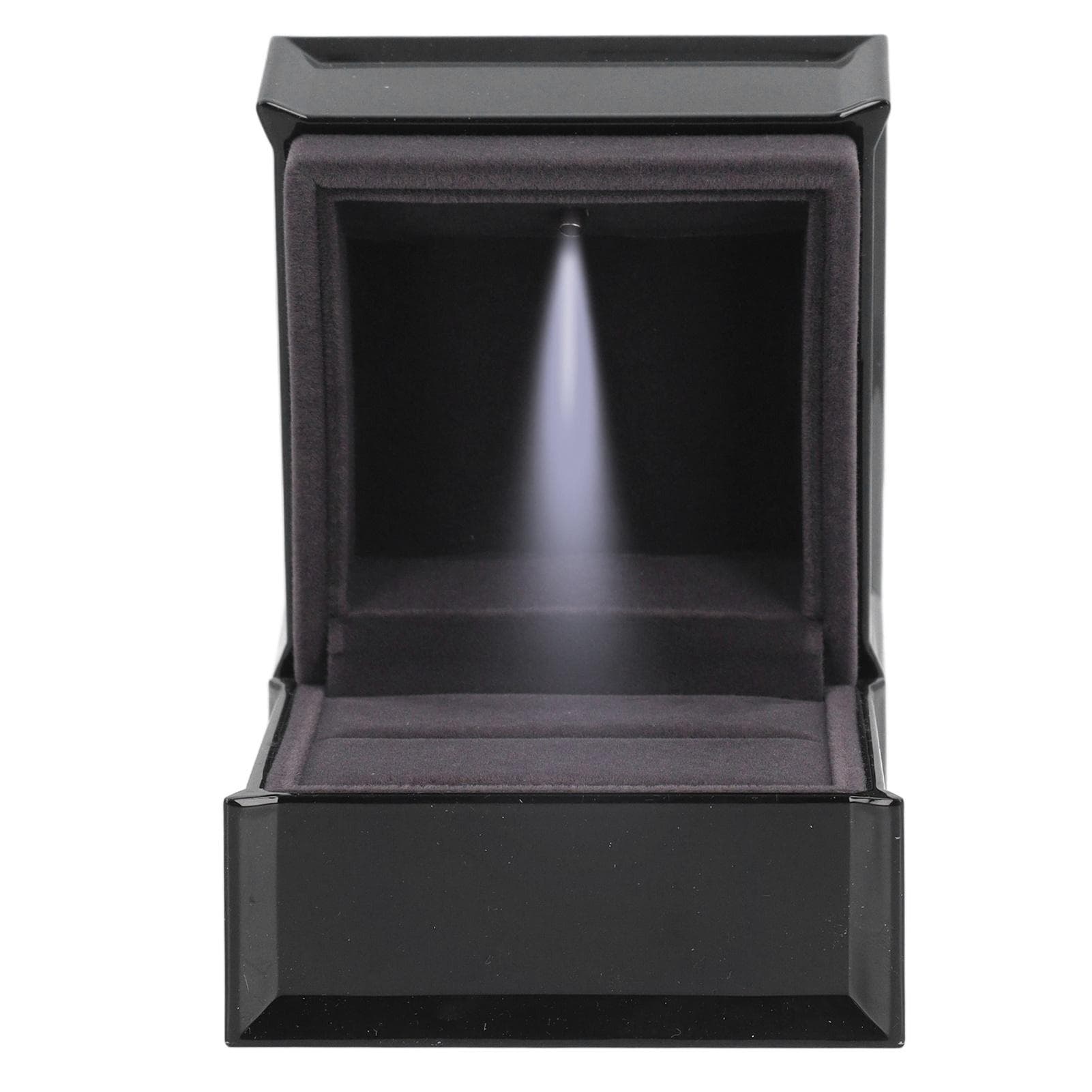 Pendant Necklace Box LED Light Pendant Necklace Gift Box Velvet Jewelry Box Storage Case for