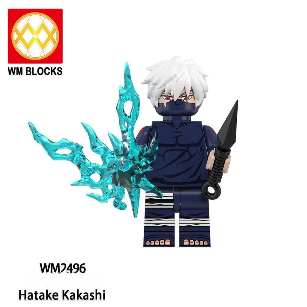 WM6155 Anime Series Bricks Parts Building Block Adult Action Figures Accessories Set Toys For Children