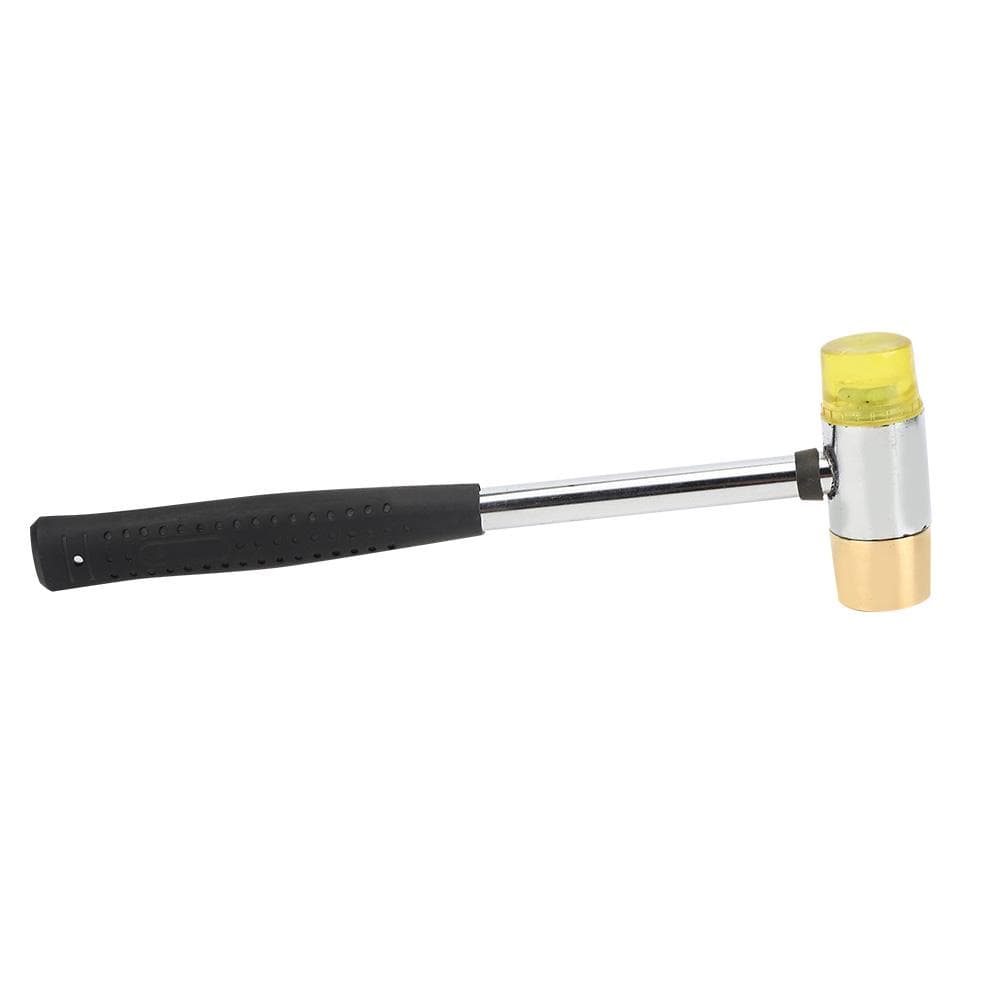 Yellow Guitar Plastic Hammer Brass Rubber Head Ukulele Musical Instrument Accessories