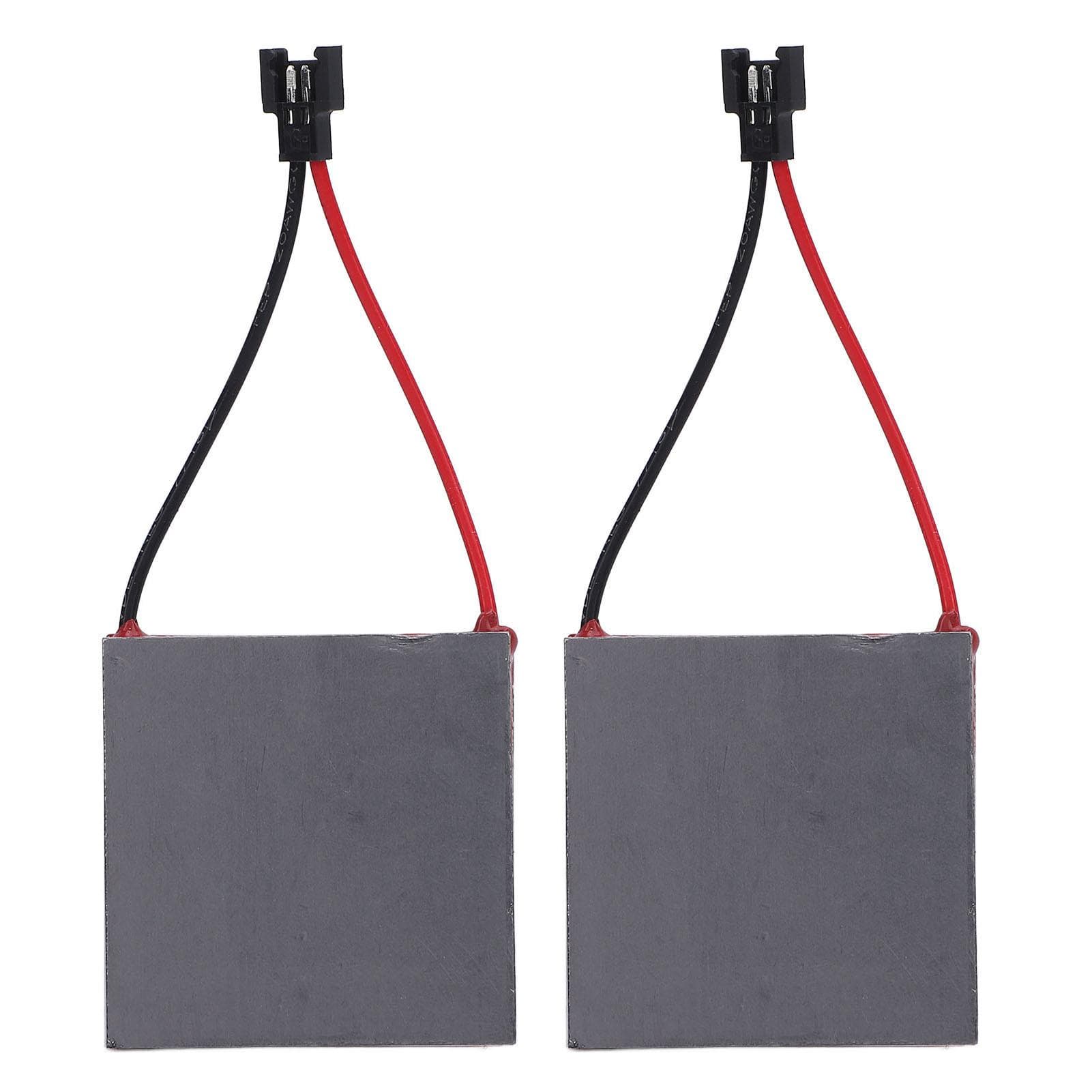 2Pcs Fireplace Fan Power Generation Sheet Heat Powered Wood Stove Fan Replacement Repair 227 celsius  Heat