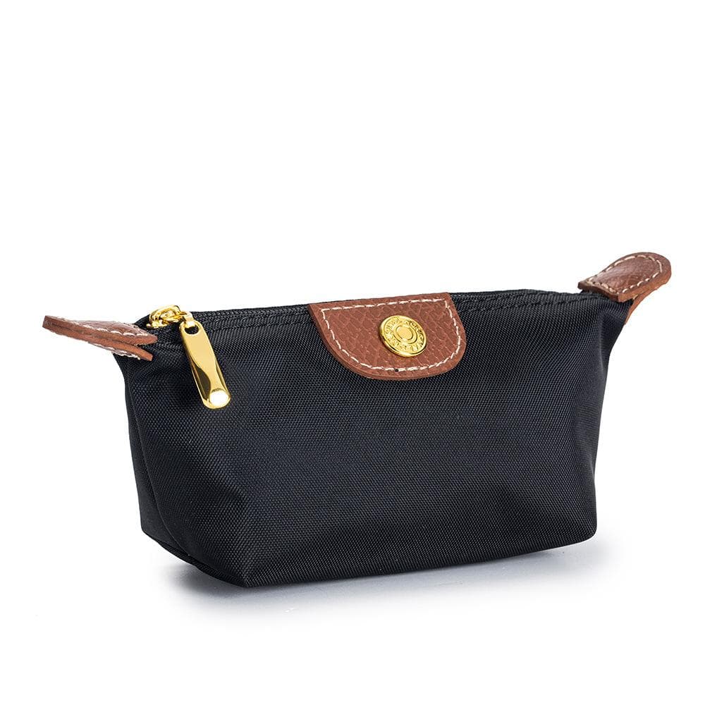 Mini Exquisite Zero Wallet Lightweight and Fashionable Dumpling Bag Portable Lipstick Earphone Storage Bag Coin Purse for Women black