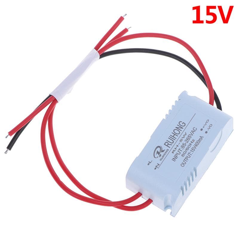 Ac-Dc Power Supply Module Ac 1A 5W 220V To Dc 3V 5V 9V 12V 15V 24V Mini Convert 15V