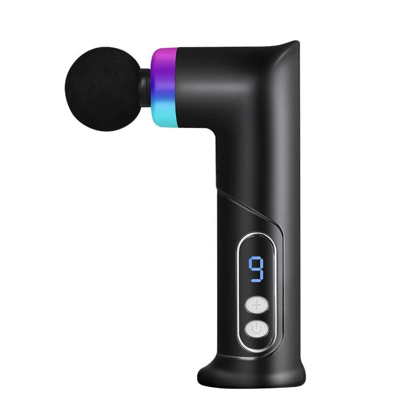 Mini Fitness Equipment Muscle Home Electric Massager Gift Membrane Gun Colorful Breathing Light Fascia Gun
