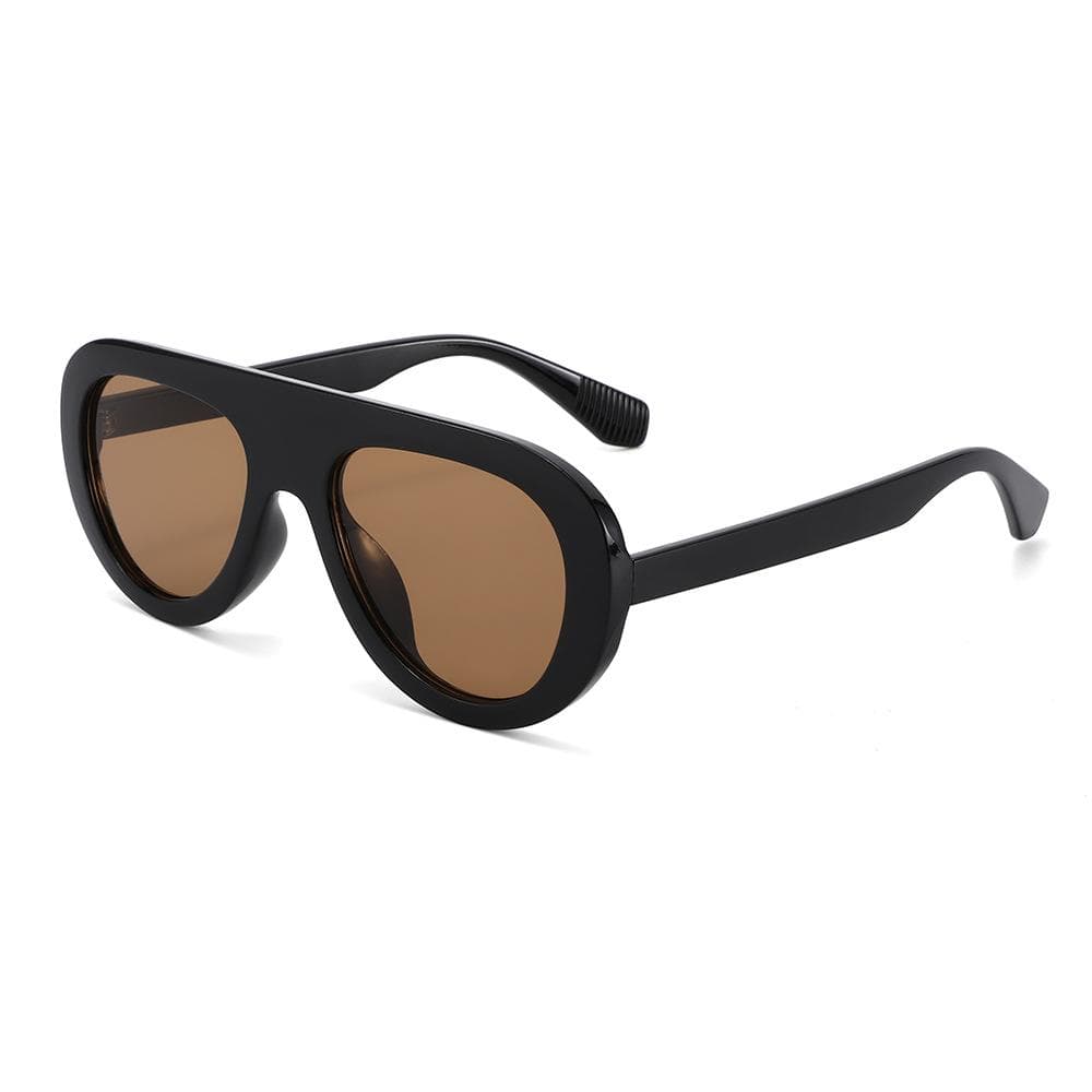 Y2K Retro Luxury Round Leopard Print Women Sunglasses Trendy Multicolor Lenses Unisex Outdoor UV400 Fashion Eyewear as picture