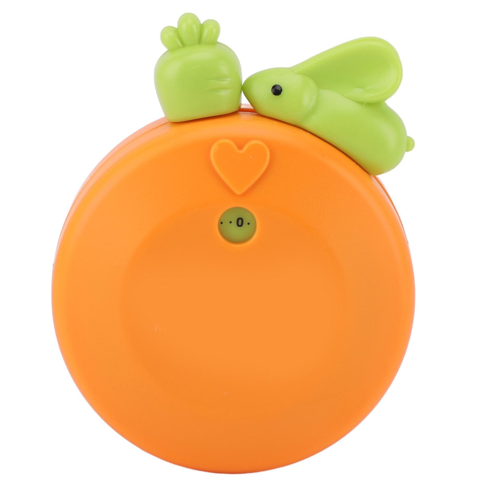 Cartoon Rabbit Kitchen Timer Mechanical Manual Timer Alarm Reminder Timepiece Countdown Tool for Orange