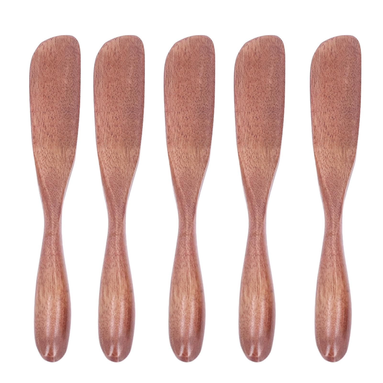 5PCS Wooden Butter Knife Jam Cheese Spreader Tableware for Japanese Style for Bread Facial MaskDark L(for 6.5-9kg)