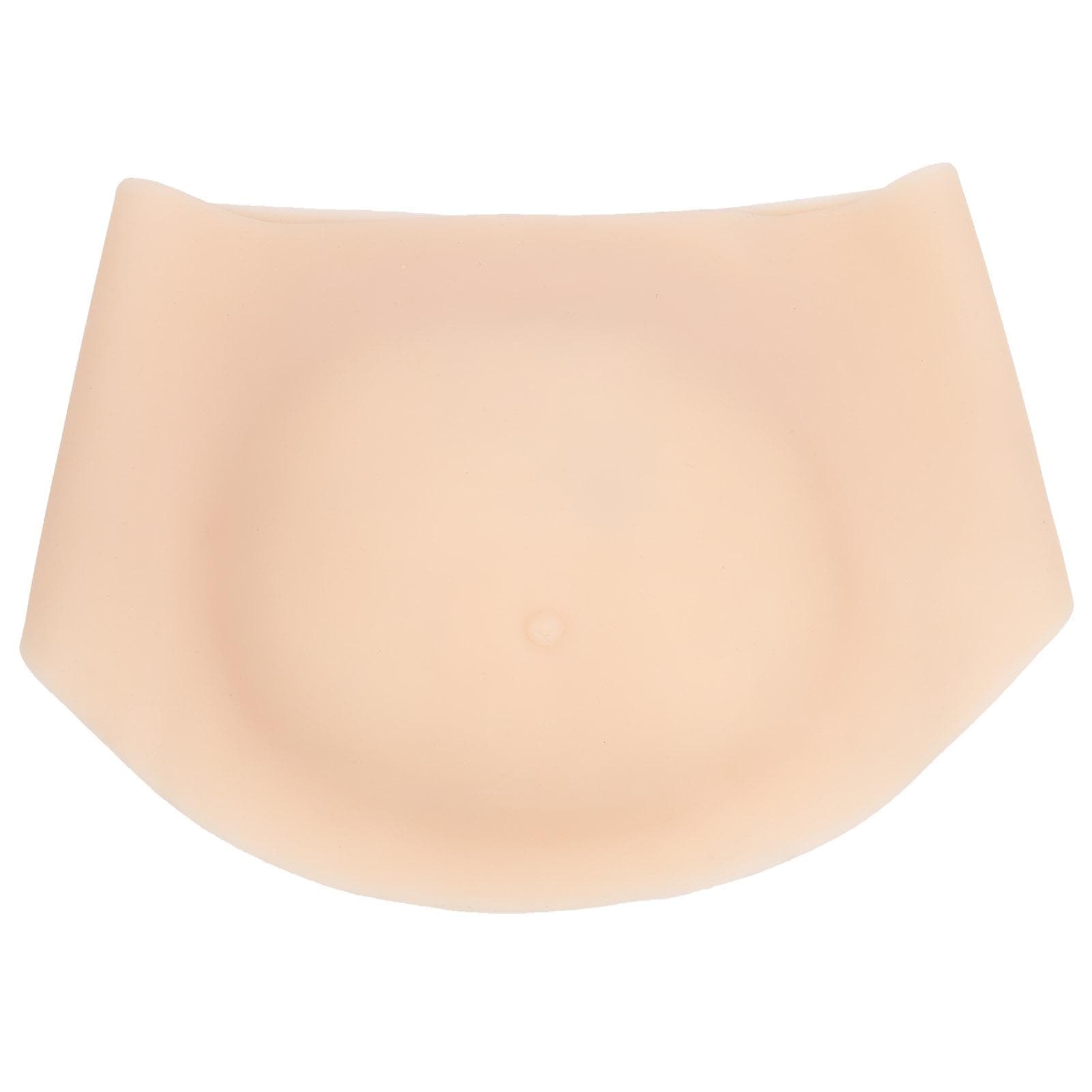 Fake Pregnancy Belly Silicone Artificial Pregnant Tummy Performance Photography PropsWhite XL XL