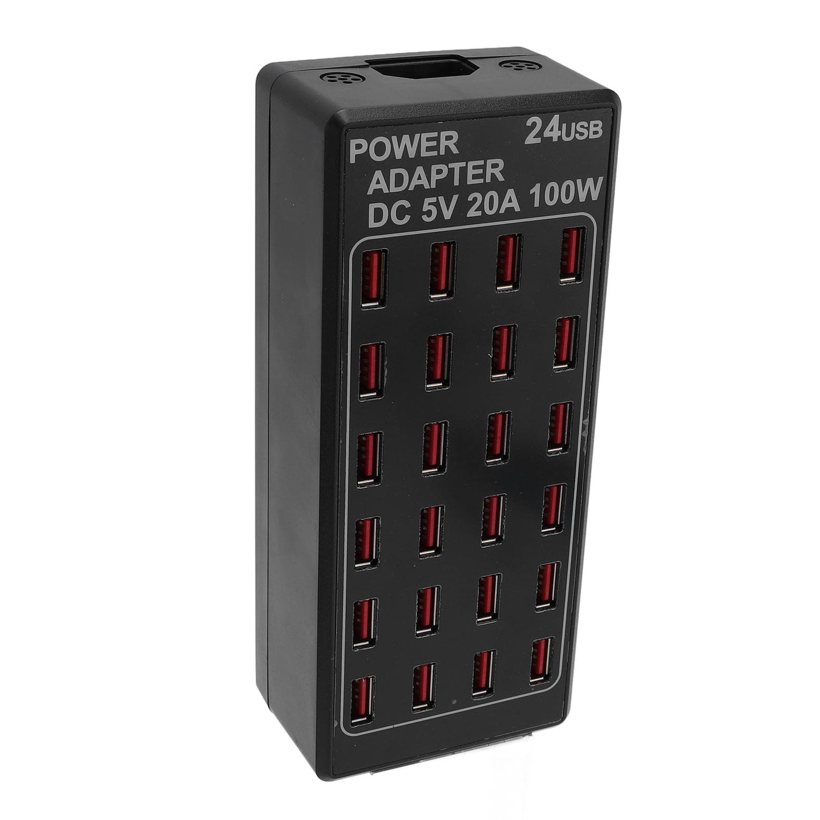 100W 24 Port USB Fast Charging Station Travel Desktop USB Charger Multi Ports USB Charging Station US Plug