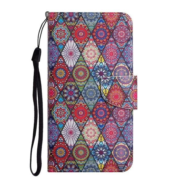 Galaxi A13 Wallet Phone Case For Samsung Galaxy A23 A13 A03s A53 A33 A73 5g Cases Cute Girl Cat Flip Leather Cover Card Holder Samsung A33 5G