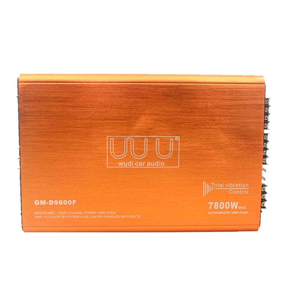 4-Channel Car Audio Amplifier 7800W HiFi Class-D Stereo Power Amplifier 4-Way High Power Amp.