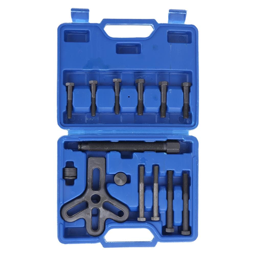 13Pcs Steering Wheel Puller Kit Remover Harmonic Balancer Gear Pulley Car Repair Tool