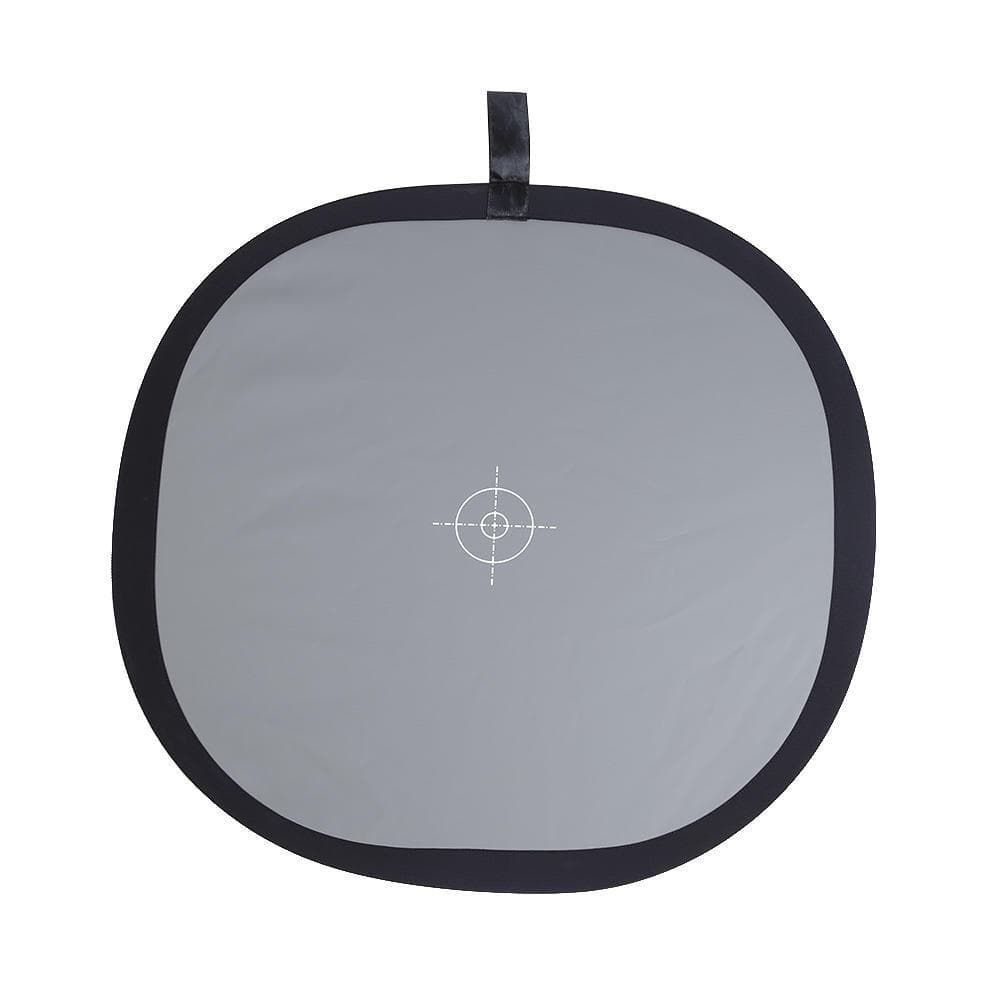 60cm / 24 Foldable Grey/White Balance 18% Grey Gray Reference Reflector Card with Carrying Bag