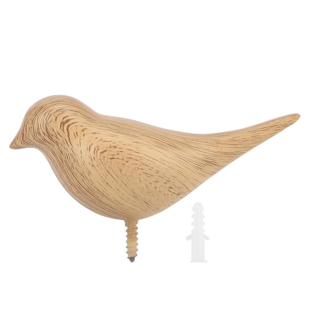 Bird Decor Hook Wall Door Hanger Clothes Coat Hat Bags Towel Hanging Rack Holder Wood Grain
