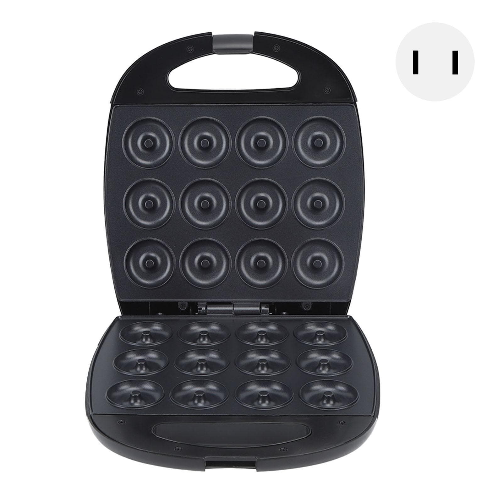 Mini Donut Maker Machine With Adjustable Temperature Double Side Heating Makes 12 Doughnuts for L