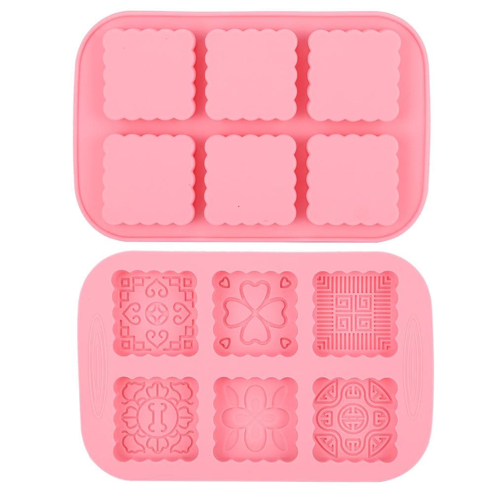 Food Grade Silicone DIY Mooncake Mold Cake Ice Cream Soap Making Mold