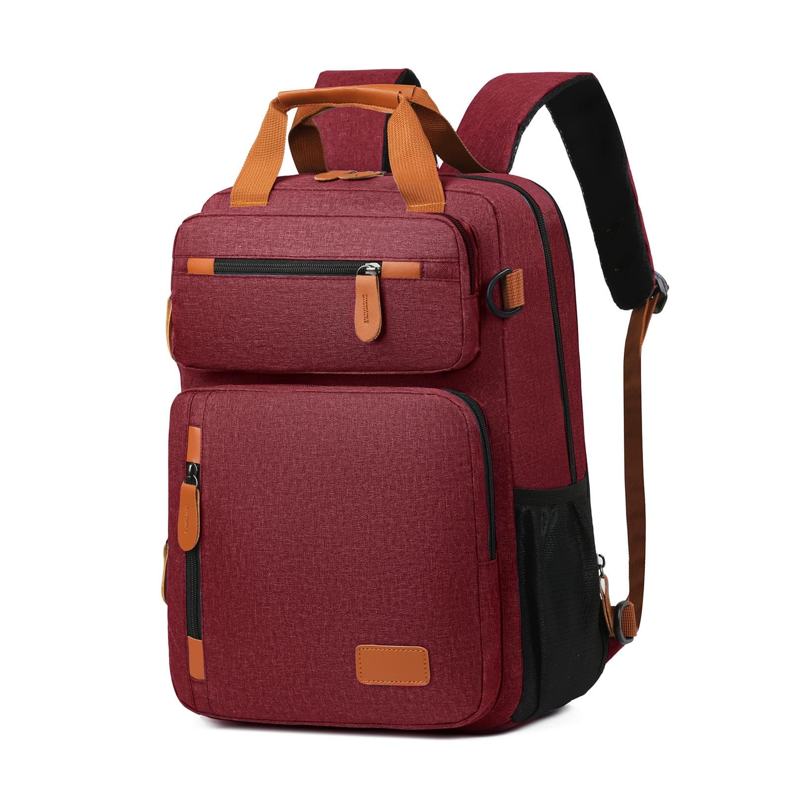 LargeCapacity Travel Backpack 15.6Inch Laptop Backpack for Men Women WaterResistant Lightweight red
