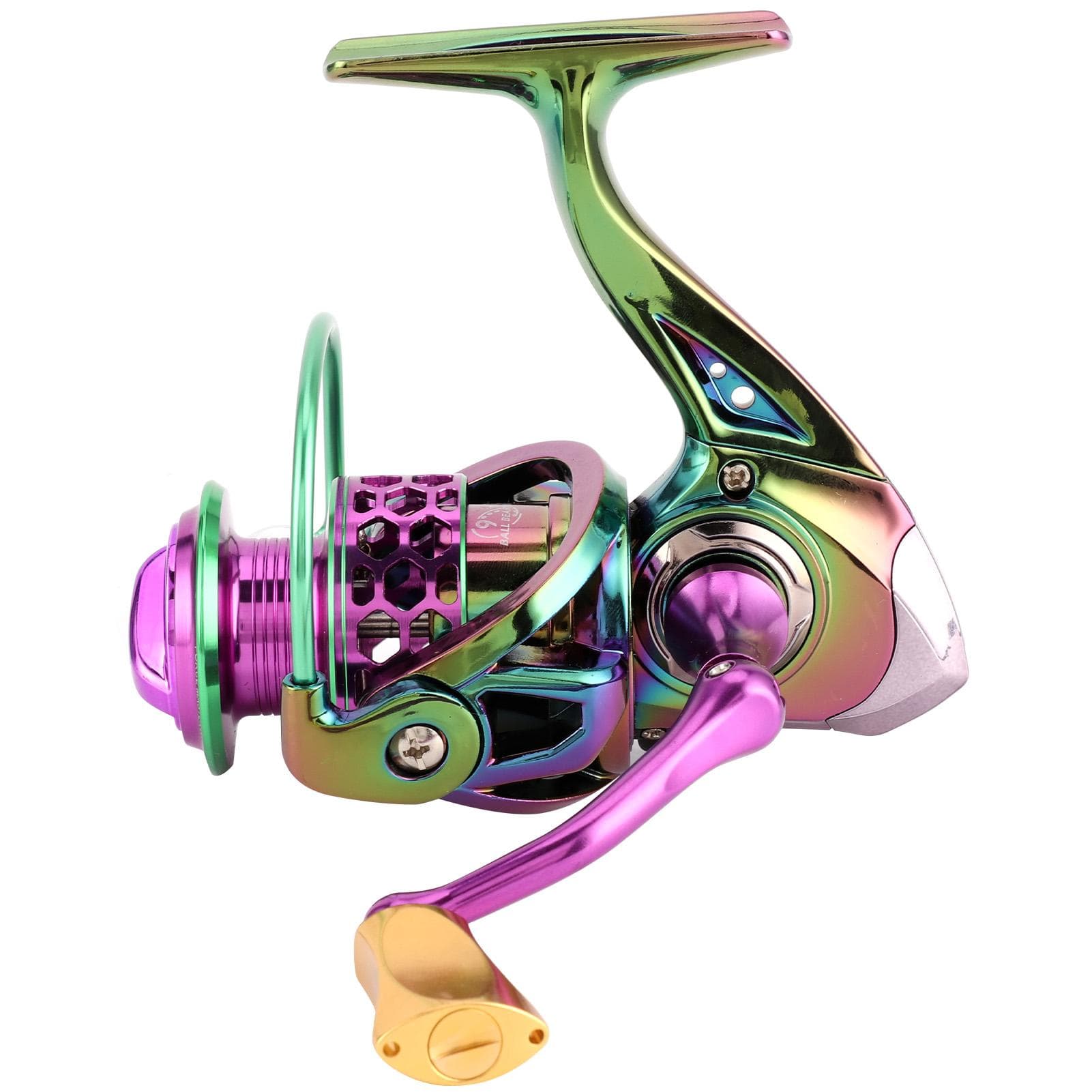 Durable Metal Spinning Reel 9+1BB Left Right Interchangeable High Speed Fishing Wheel(2000 )