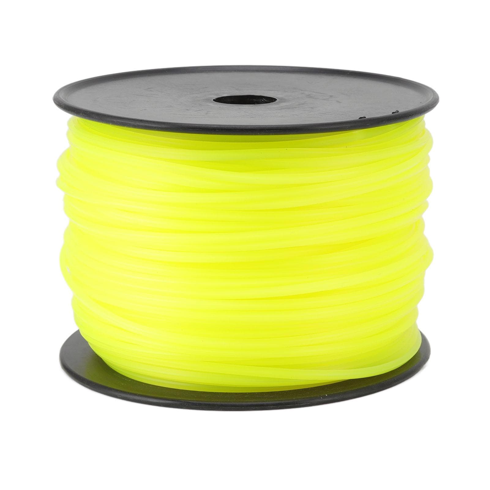 3mm String Trimmer Line Quadrate Trimmer Line Lawn Mower String Cord for Husqvarna Yellow 168m/183.73yd