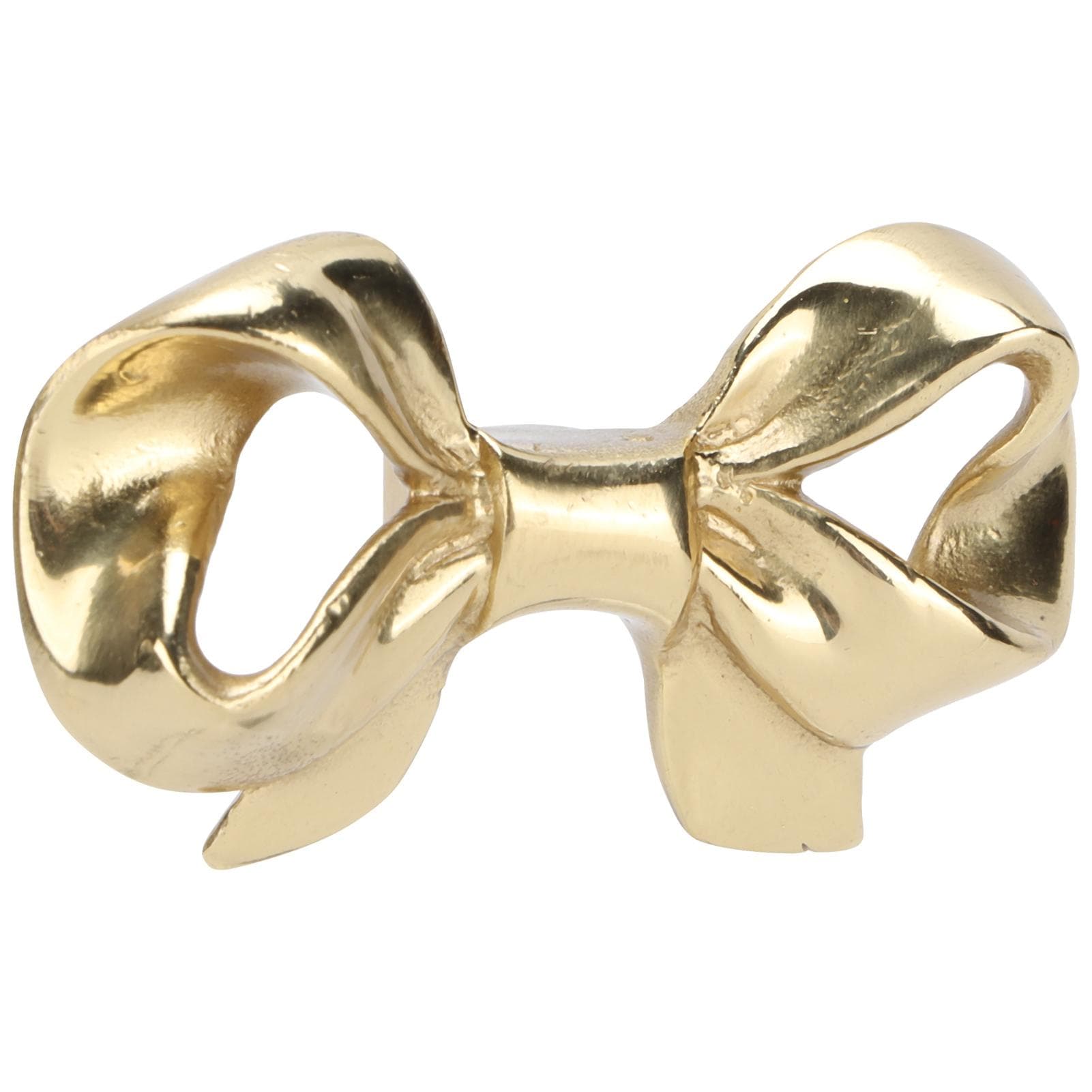 Furniture Handle Nordic Light Luxury Brass HandMade Single Hole BowKnot Pulls for Cabinets Drawers