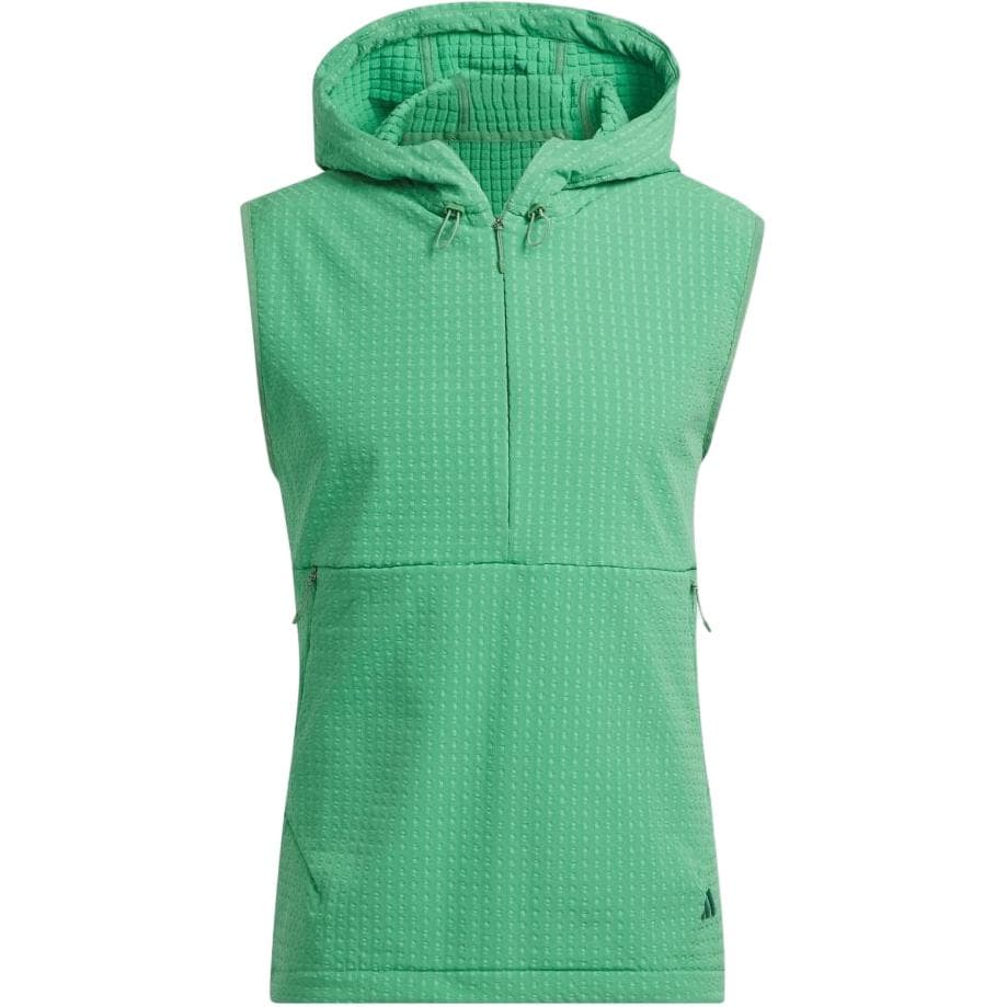 Adidas Wind.Rdy Solid Color Warm Waterproof Casual Hooded Vest Men Vests Green IW2816 M