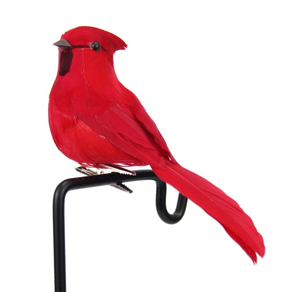 Bird Feather Christmas Bird Simulation Bird Garden Decoration Bird Foam Fake Bird